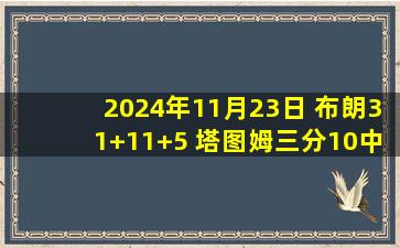 2024年11月23日 布朗31+11+5 塔图姆三分10中0 普尔23+8 绿军送奇才10连败